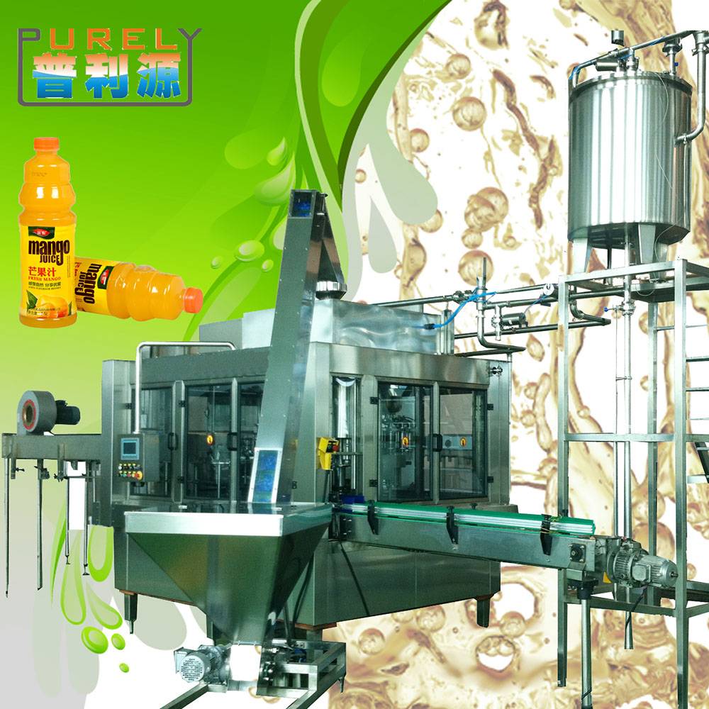 Automatic Fruit Juice Bottling Plant